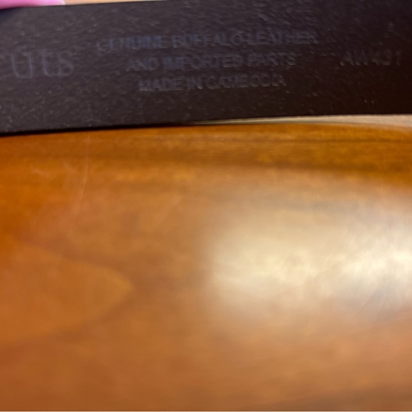 J.Crew Crewcuts Boys Leather Belt Dark Caramel Size M - Picture 6 of 9